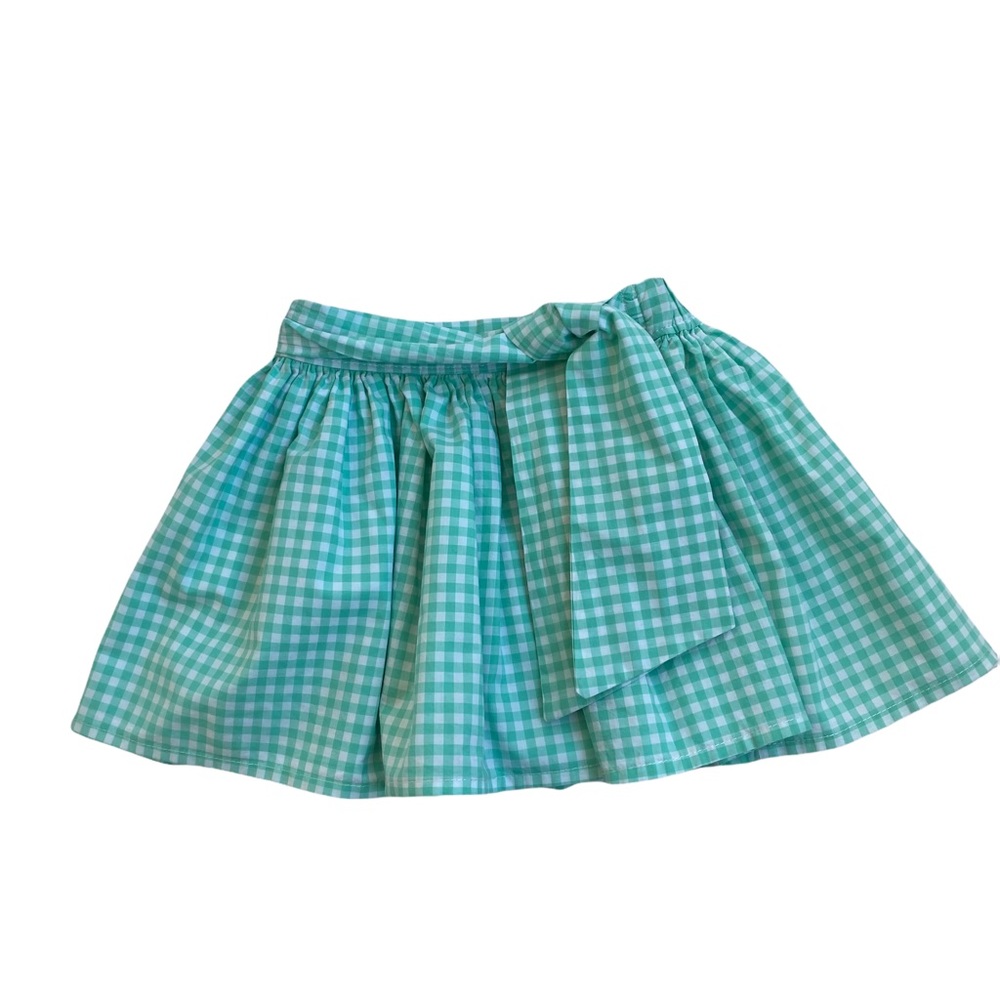 CARTER’S Full Skirt in Green Checkered Print. Size: 3T